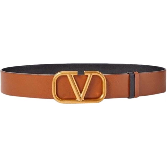 VALENTINO GARAVANI VLOGO reversible leather belt size 90 main image 5